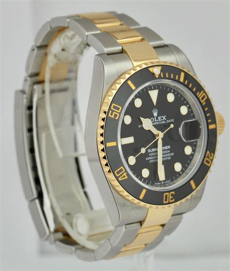 rolex two tone submariner weight|2022 rolex submariner date 41mm.